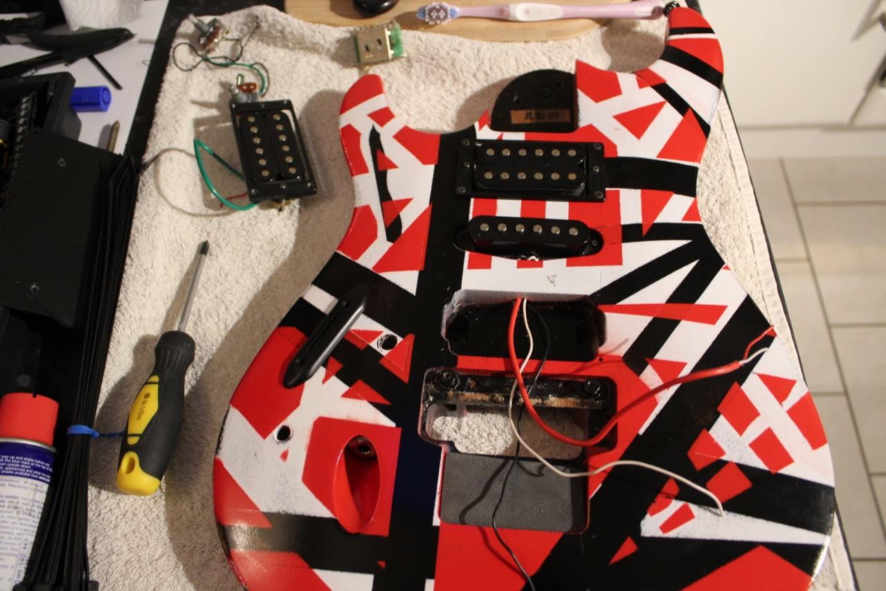 Painting a Frankenstrat