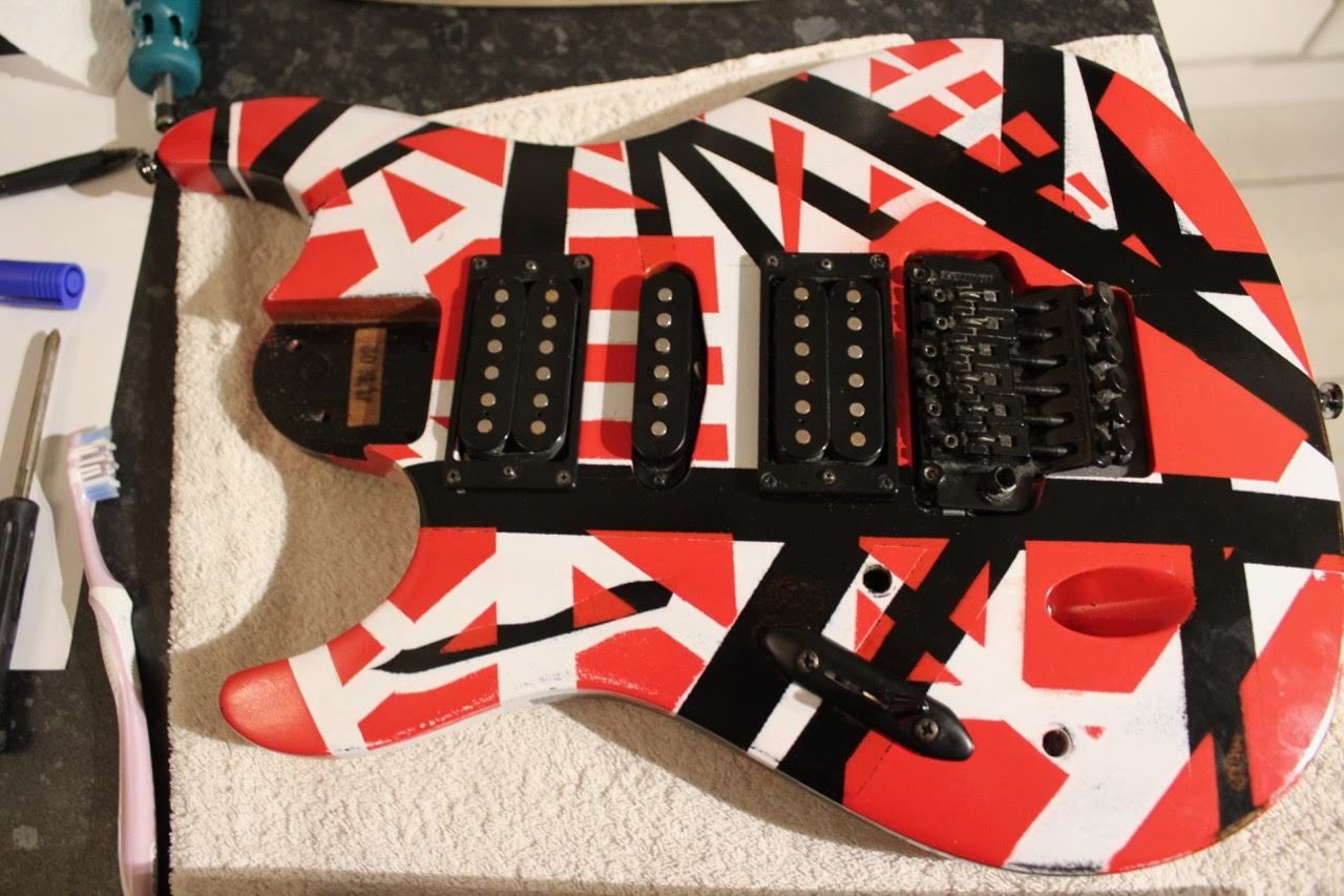 Painting a Frankenstrat